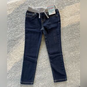 Girls Size 4 Cat & Jack pull-on skinny jeans with knit waist. New with tags!
